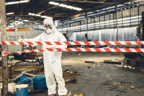 Professional Biohazard technician working in Dorchester, MA
